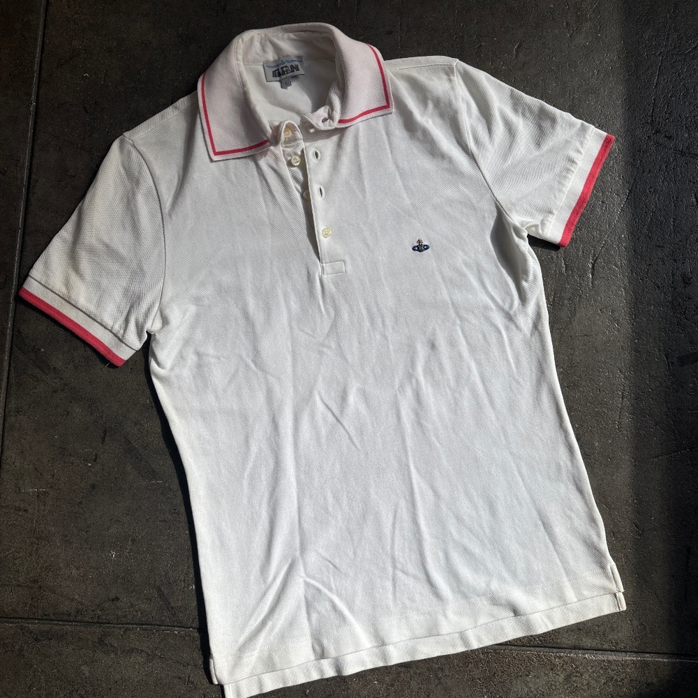 Vivienne Westwood High Collar w/ Metallic orb 2011 Vintage Polo